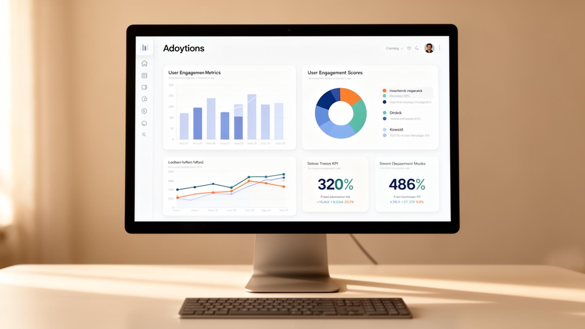Team reviewing digital and AI tool adoption metrics